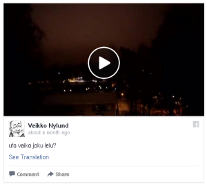 Veikko Nylundin UFO-video